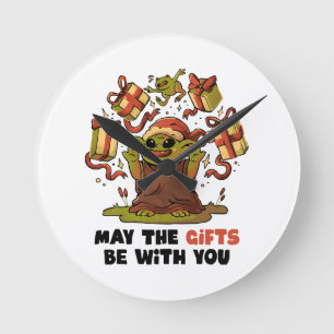 May the Gifts Be With You Round Clock