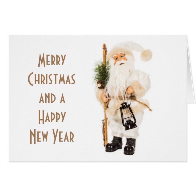 MAY THE HOLIDAY BRING YOU JOY W/ BEAUTIFUL SANTA (Front Horizontal)