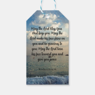 May The Lord Bless You  Gift Tags
