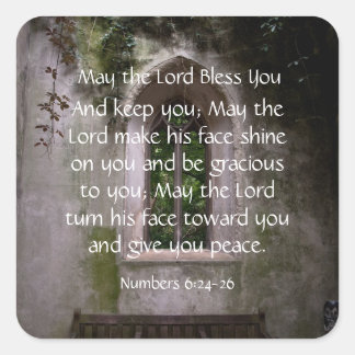 May The Lord Bless You Sticker