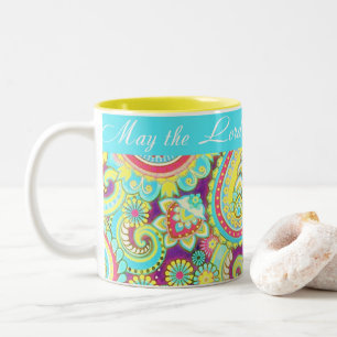 May the Lord bless you Two-Tone Coffee Mug