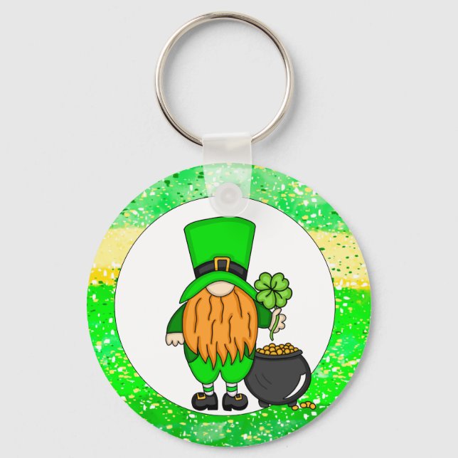 May the Luck of the Irish be with You Lucky Charm Key Ring (Front)