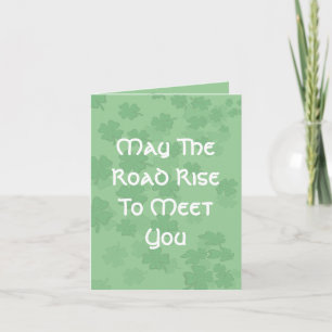 May the Road Rise to Meet You Card