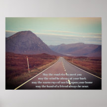 May the road rise to meet you Glencoe Scotland