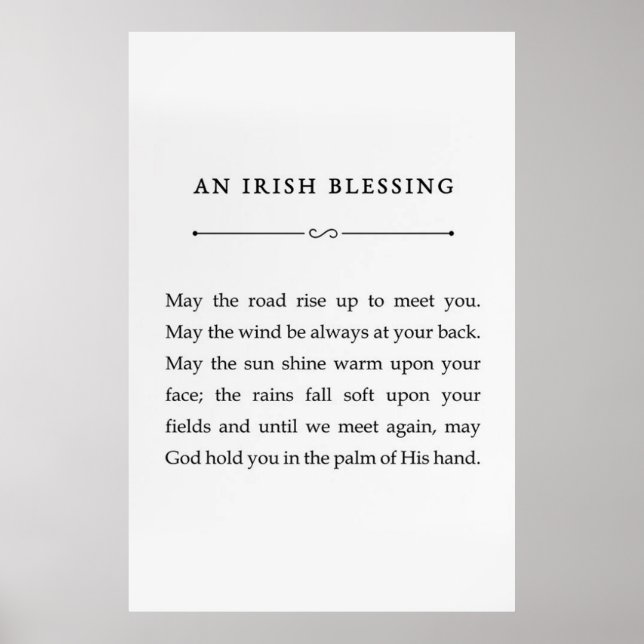 May The Road Rise To Meet You Poster (Front)