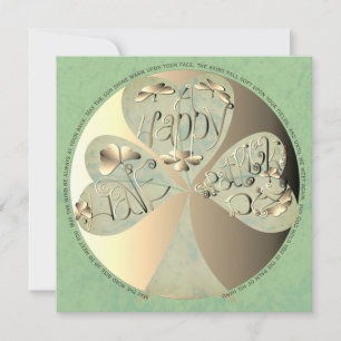 "May the road rise up..."St. Patrick's Day Thank You Card