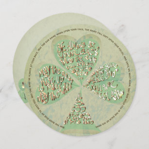 "May the road rise up..."St. Patrick's Day Thank You Card