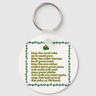 May the road rise up to meet you. key ring