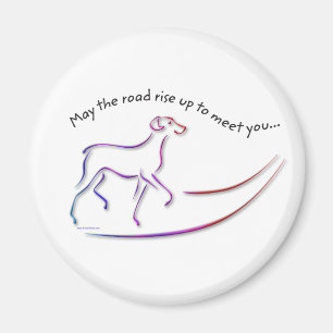 May the Road Rise Up w/Dog magnets