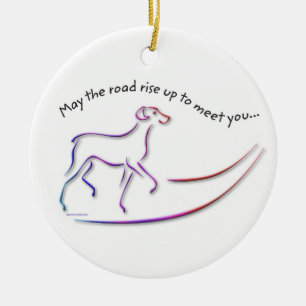 May the Road Rise Up w/Dog ornaments