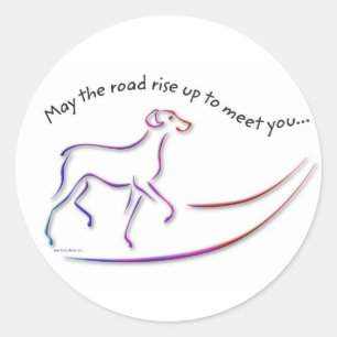 May the Road Rise Up w/Dog stickers