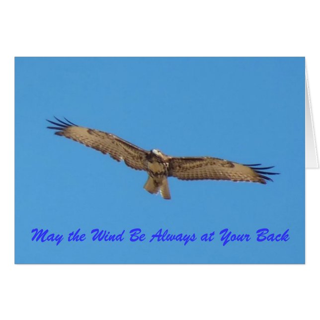 "May the Wind Always be at Your Back...." (Front Horizontal)