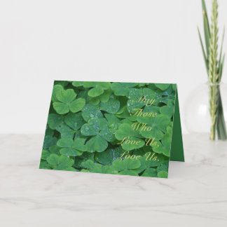 May Those Who Love Us, Love Us. Holiday Card