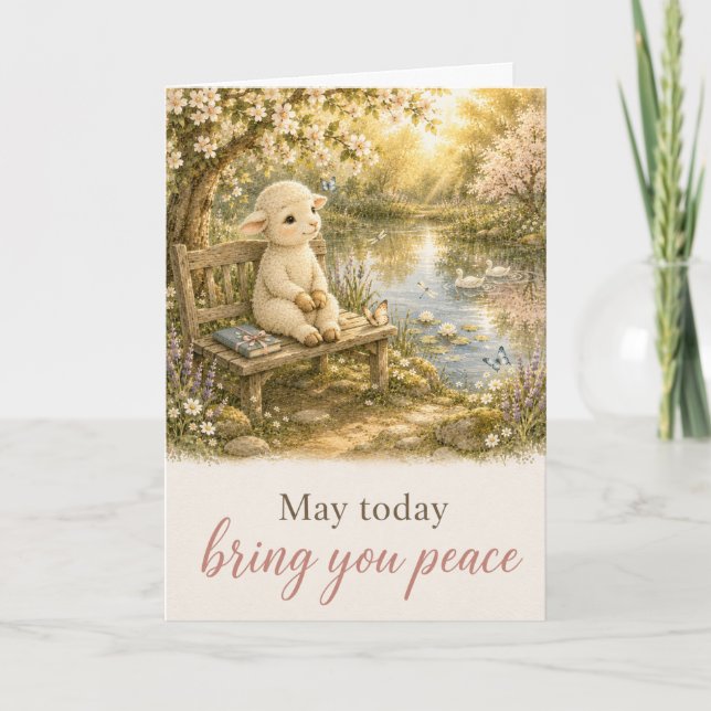 May Today Bring You Peace Get Well Card (Front)