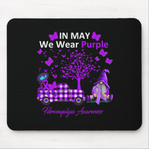May We Wear Purple Fibromyalgia Awareness Gifts Mouse Pad