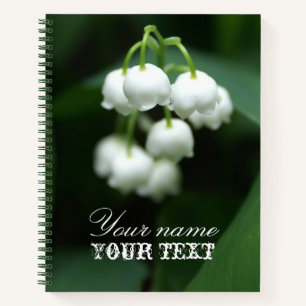 May white lilies notebook