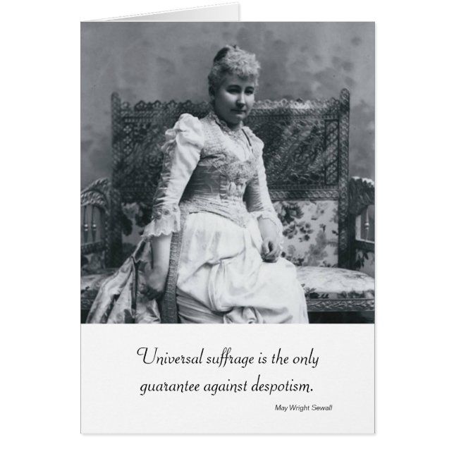 May Wright Sewall-Mothers & Politics (Front)