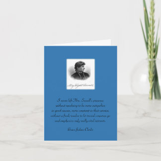 May Wright Sewall-You Inspire Me Card