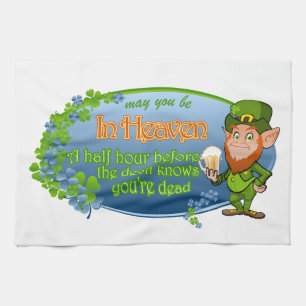 May You Be In Heaven (Ver 2) Tea Towel