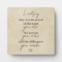 May you be proud of the work you do thank you gift