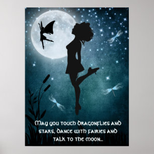 May You Dance with Faries Irish Dance Hard Shoe Poster