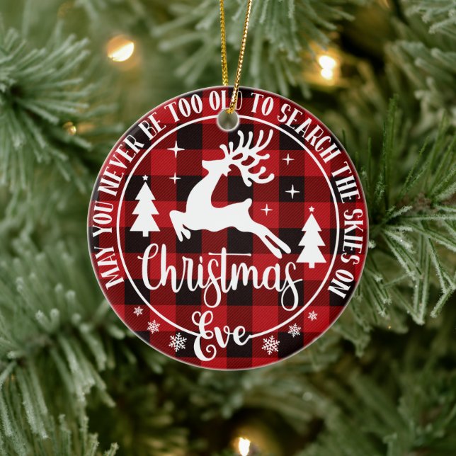 May you never be too old to search the skies ceramic ornament (Tree)