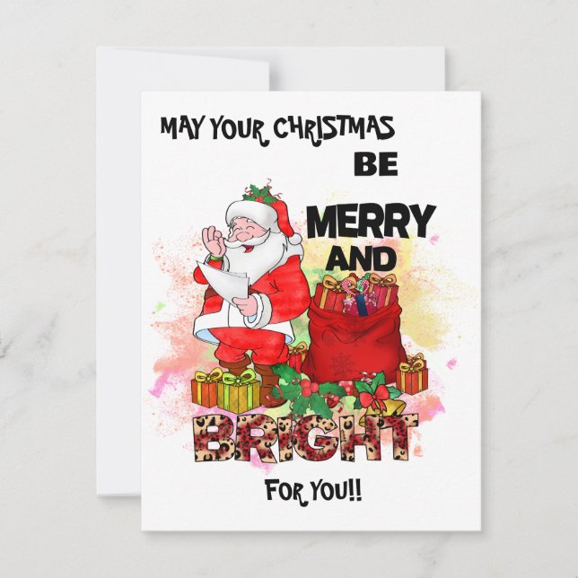 May Your Christmas Be Holiday Card (Front)