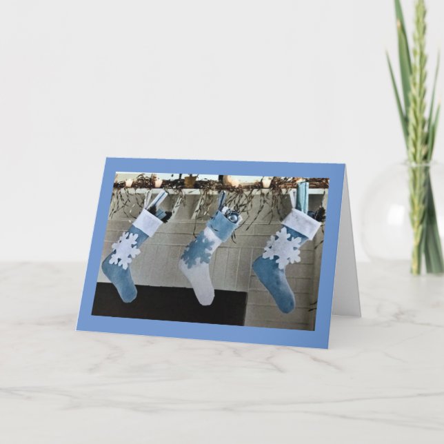 MAY YOUR CHRISTMAS BE *MERRY & BRIGHT* CARD (Front)