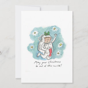 May your Christmas be out of this world Invitation