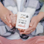 May Your Coffee Stronger Then Daughter's Attitude Coffee Mug<br><div class="desc">This design was created though digital art. It may be personalized in the area provide or customizing by choosing the click to customize further option and changing the name, initials or words. You may also change the text color and style or delete the text for an image only design. Contact...</div>