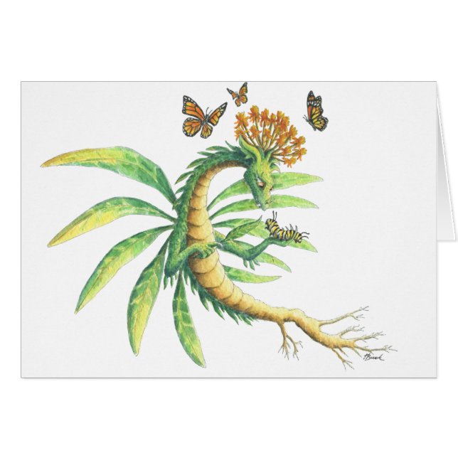 May your day be bright with butterfly wings (card) (Front Horizontal)