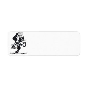 "May your life be one wild Adventure" Return Address Label