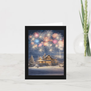May Your New Year Be Bright - No How Far You Are F Card
