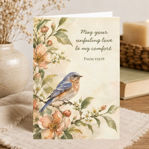 May Your Unfailing Love Christian Encouragement Card