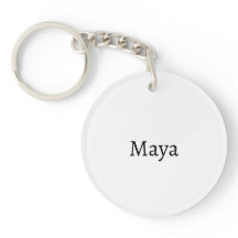 Maya Acrylic Keychain