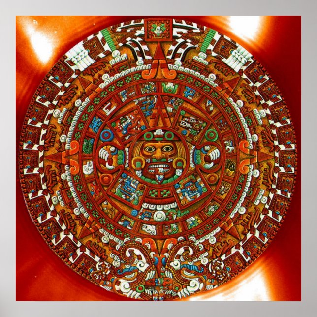 Maya Aztec Calendar Poster (Front)