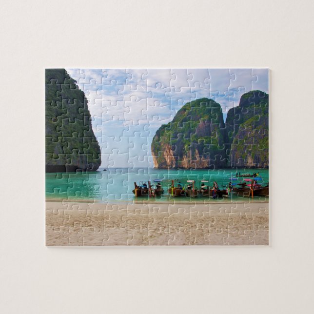Maya Bay, Koh Phi Phi Thailand Jigsaw Puzzle (Horizontal)