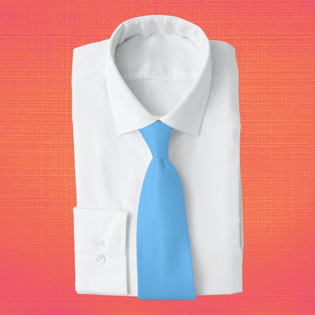 Maya Blue Solid Colour Tie (Creator Uploaded)