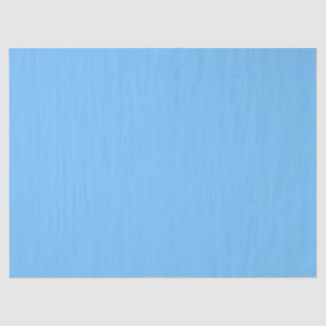Maya Blue Solid Colour Tissue Paper (Front)