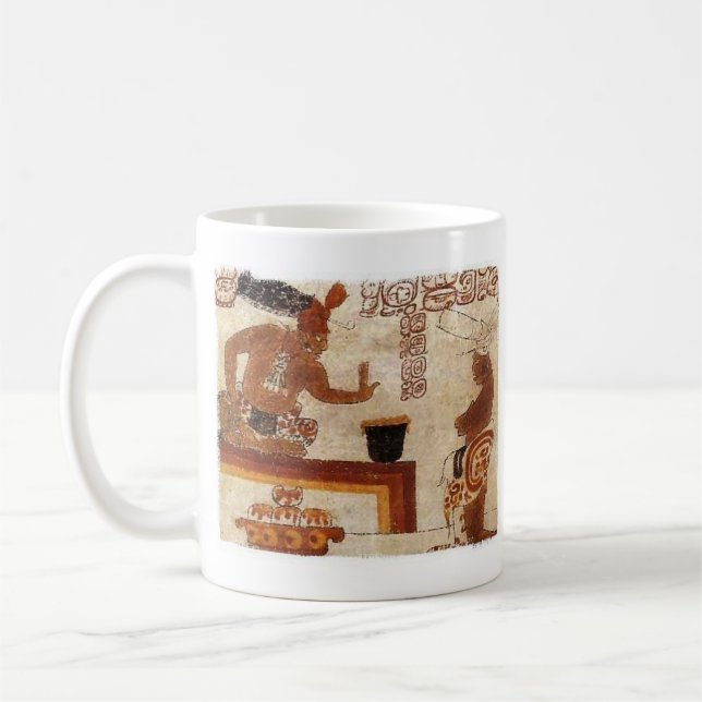 Maya Frothed Chocolate Coffee Mug (Left)