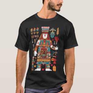 Maya God Mayan Mythology Ancient Imagery Itzamna T-Shirt