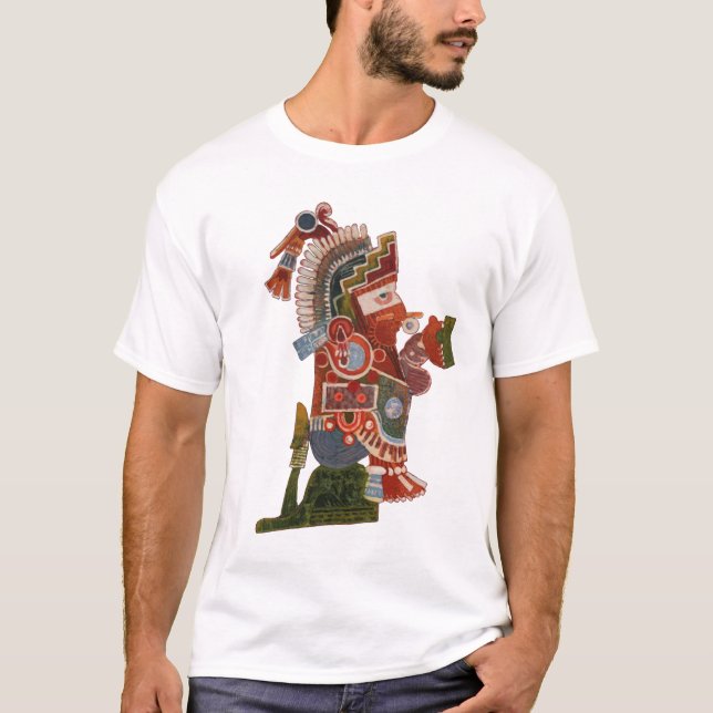 Maya indian with beer cup! T-Shirt (Front)