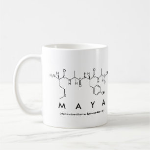 Maya peptide name mug