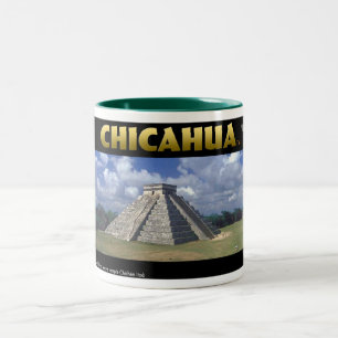 Maya Serpent God "KUKULKAN" Two-Tone Coffee Mug