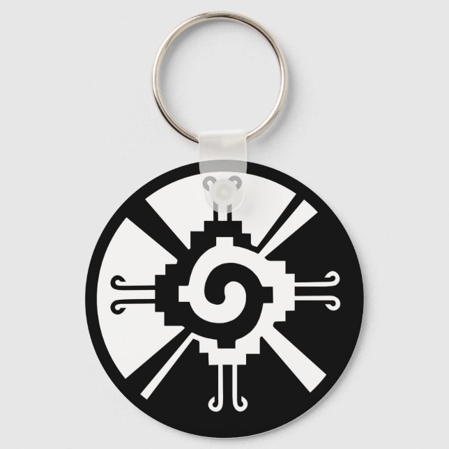 maya symbol Glyph Central American civilisation an Key Ring (Front)