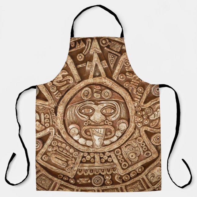 Maya Tribal Pagan: Ornamental Texture Apron (Front)