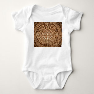 Maya Tribal Pagan: Ornamental Texture Baby Bodysuit