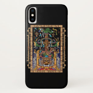 Mayan Astronaut King Pakal iPhone X Case