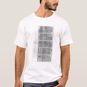 Mayan astronomical tables with the eclipses T-Shirt