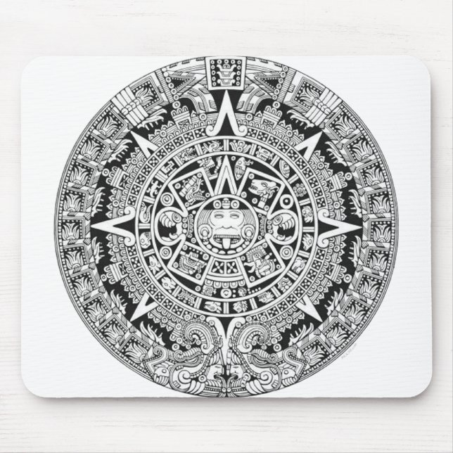 Mayan Calendar 12.21.2012 Aztec Mouse Pad (Front)